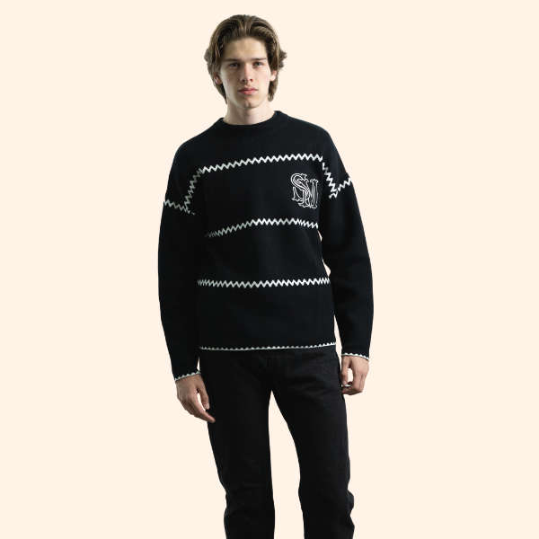 San Marino UnBasic Basic Black Crewneck