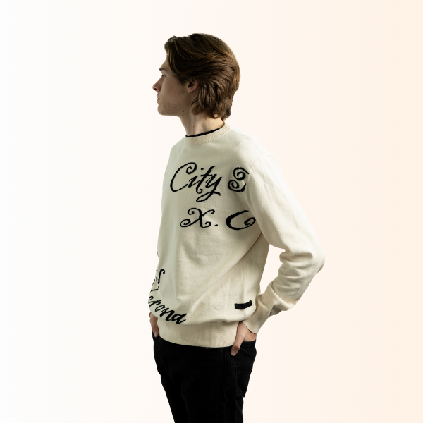 San Marino Beige City of Verona Crewneck